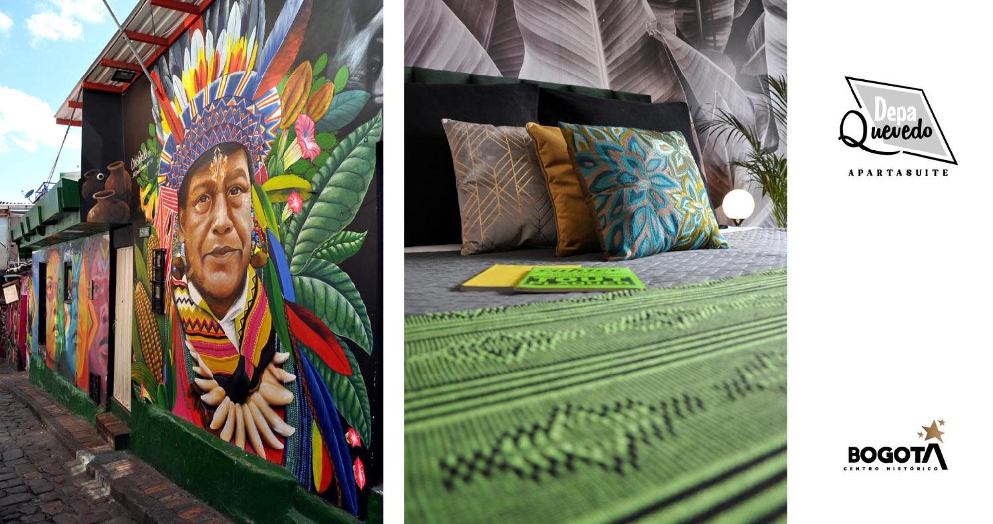 Depa Quevedo: Trendy Flat in Bogota's Historic Candelaria Exterior photo